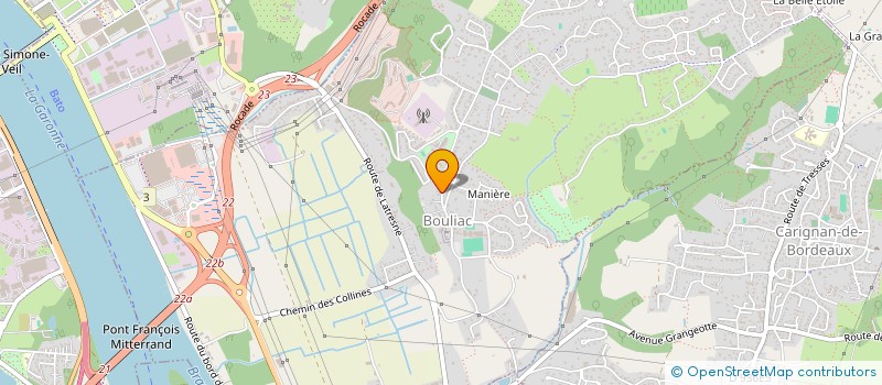 localisation de l'entreprise SCI VILLEBOIS  BOULIAC