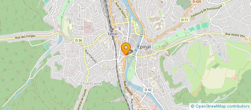 localisation de l'entreprise SCI VILLEBOIS MAREUIL à EPINAL