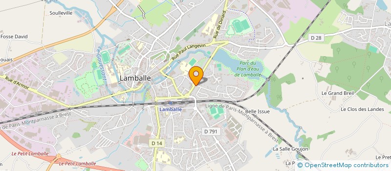 localisation de l'entreprise SCI VILLEDENEU  LAMBALLE-ARMOR