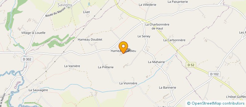 localisation de l'entreprise SCI VILLEDIEU  MONTPINCHON