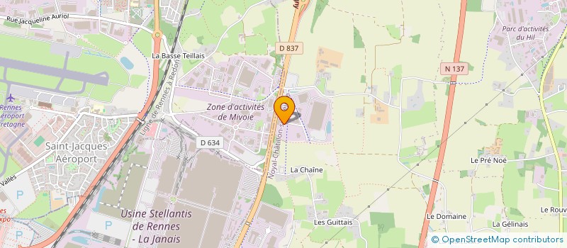 localisation de l'entreprise SCI VILLEJEAN  NOYAL-CHATILLON-SUR-SEICHE