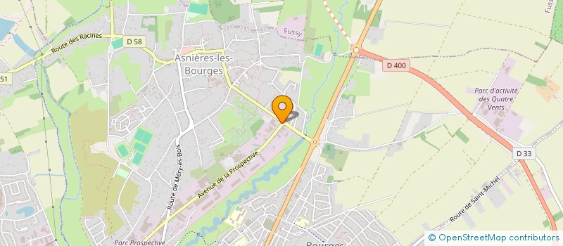 localisation de l'entreprise SCI VILLEMANDEUR NOBEL  BOURGES