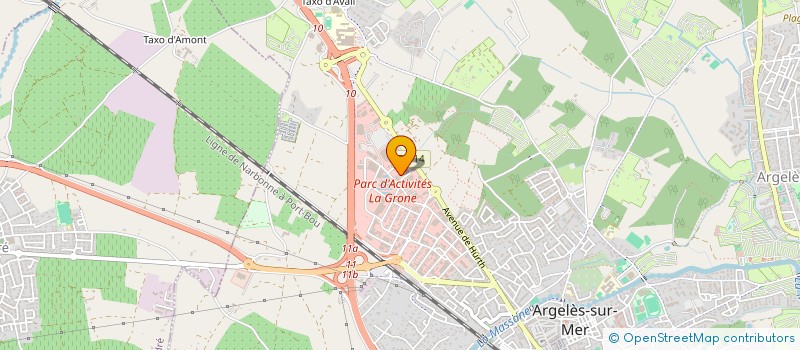 localisation de l'entreprise SCI VILLEMAR  ARGELES-SUR-MER