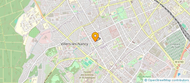 localisation de l'entreprise SCI VILLEMIN-BEGIN à VILLERS-LES-NANCY