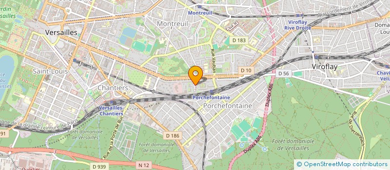 localisation de l'entreprise SCI VILLEMIN-MOURAUX à VERSAILLES