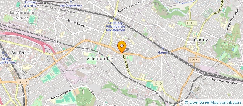 localisation de l'entreprise SCI VILLEMOMBL'61 à VILLEMOMBLE