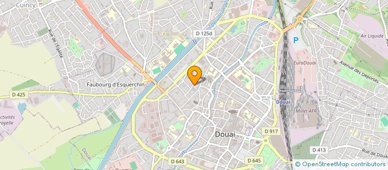 localisation de l'entreprise SCI VILLEMOMBLE 93 à DOUAI