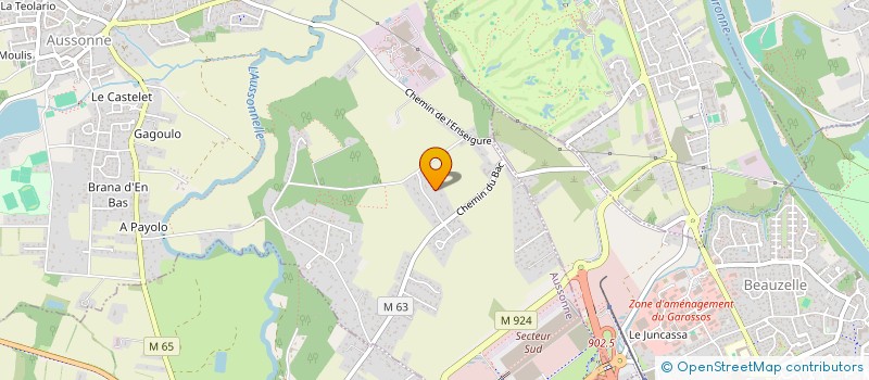localisation de l'entreprise SCI VILLEMUR  AUSSONNE