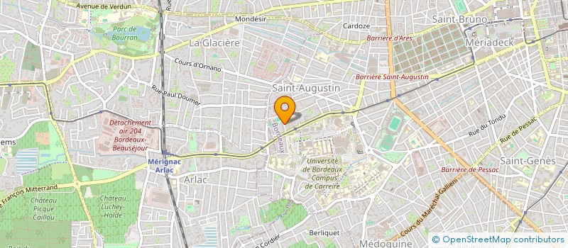 localisation de l'entreprise SCI VILLENAVE ILOT 18 à BORDEAUX