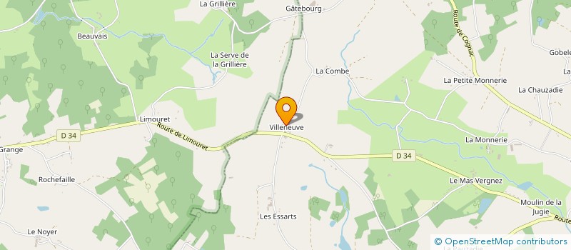 localisation de l'entreprise SCI VILLENEUVE à SEREILHAC