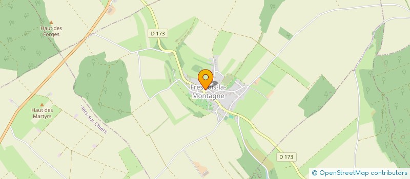 localisation de l'entreprise SCI VILLENEUVE  FRESNOIS-LA-MONTAGNE