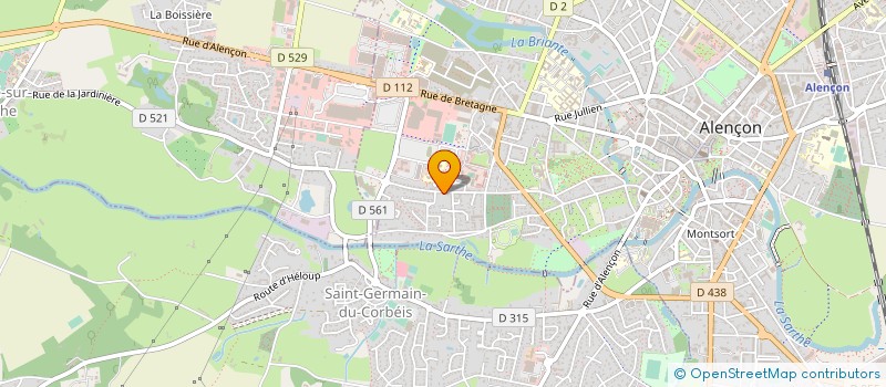 localisation de l'entreprise SCI VILLENEUVE à ALENCON