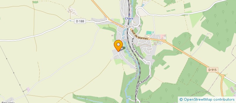 localisation de l'entreprise SCI VILLENEUVE  CHARS