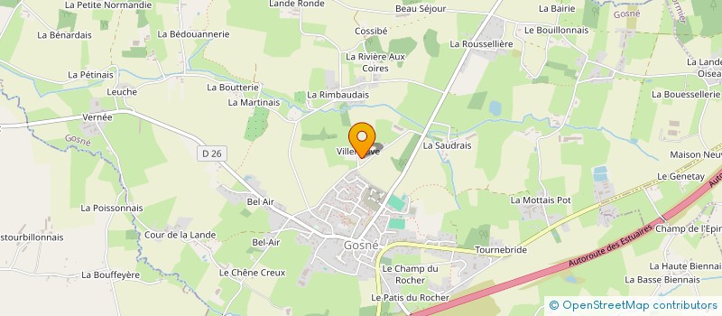 localisation de l'entreprise SCI VILLENEUVE  GOSNE