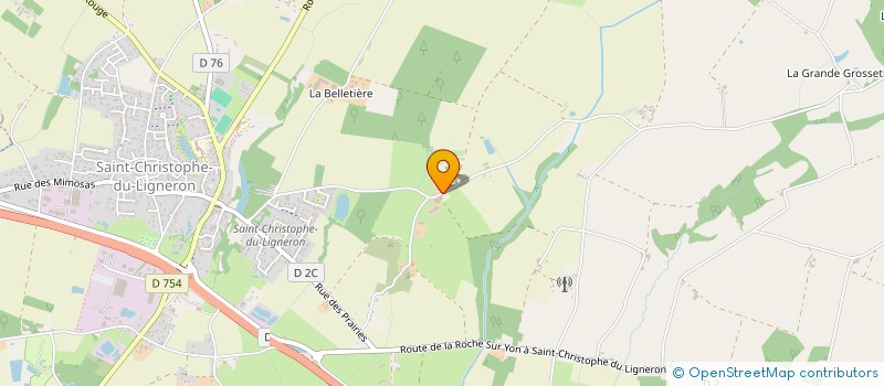localisation de l'entreprise SCI VILLENEUVE à SAINT-CHRISTOPHE-DU-LIGNERON