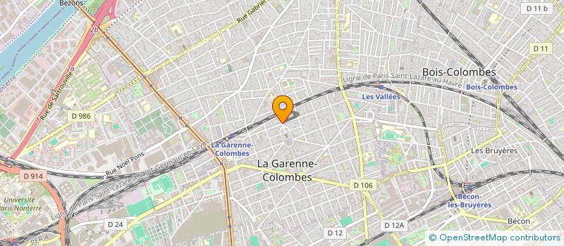 localisation de l'entreprise SCI VILLENEUVE  LA GARENNE-COLOMBES