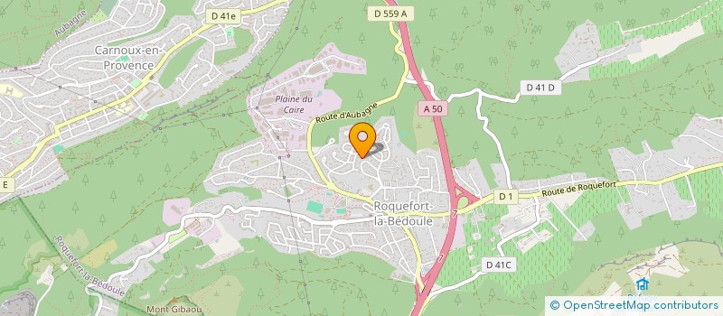 localisation de l'entreprise SCI VILLENEUVE  ROQUEFORT-LA-BEDOULE