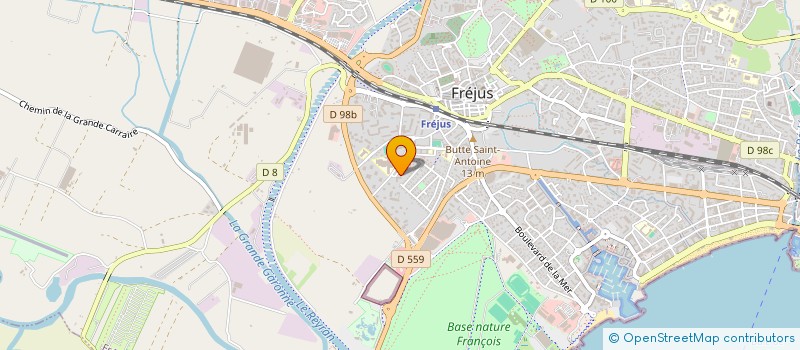 localisation de l'entreprise SCI VILLENEUVE à FREJUS