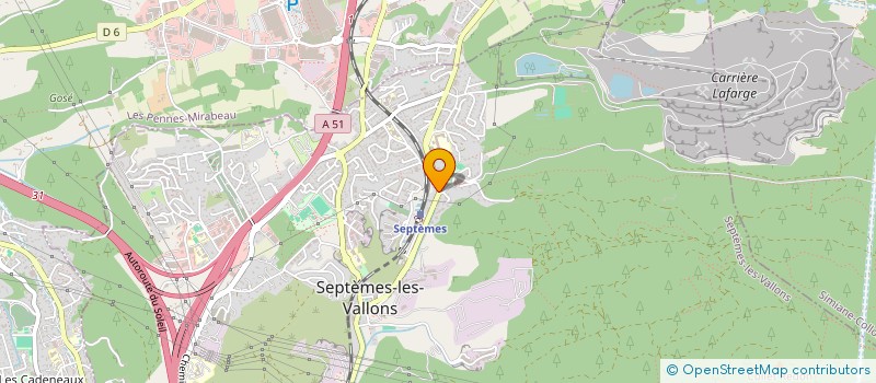 localisation de l'entreprise SCI VILLENEUVE ACECF à SEPTEMES-LES-VALLONS