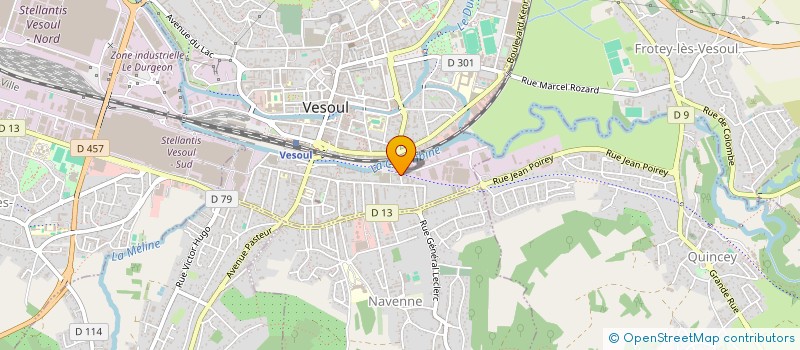 localisation de l'entreprise SCI VILLENEUVE GEROME  VESOUL