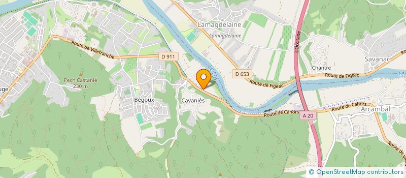 localisation de l'entreprise SCI VILLENEUVE LES RAMONDIES  CAHORS