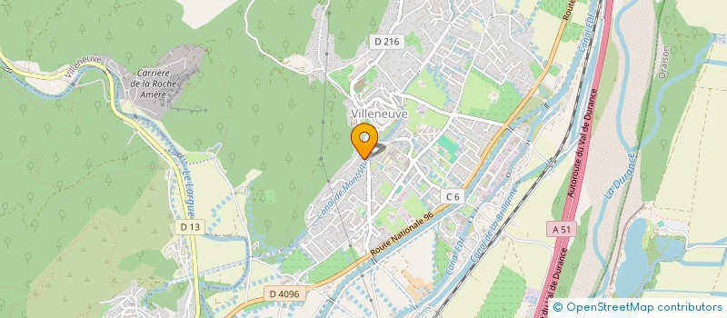 localisation de l'entreprise SCI VILLENEUVE SAINT JEAN  VILLENEUVE