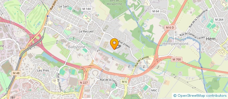 localisation de l'entreprise SCI VILLENEUVOISE CODUSAD  VILLENEUVE-D'ASCQ