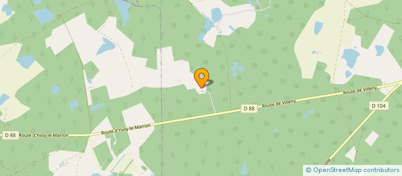localisation de l'entreprise SCI VILLENOUAN  YVOY-LE-MARRON