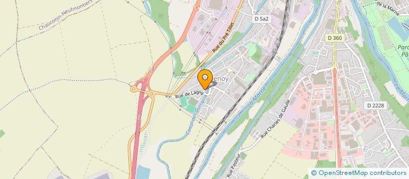 localisation de l'entreprise SCI VILLENOY  VILLENOY