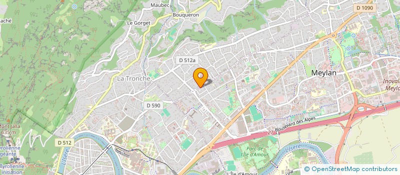 localisation de l'entreprise SCI VILLEPINTE  MEYLAN