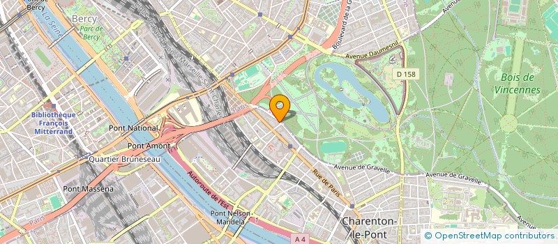 localisation de l'entreprise SCI VILLEPINTE  CHARENTON-LE-PONT