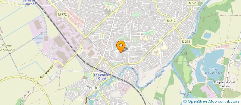 localisation de l'entreprise SCI VILLERETTE  COURNON-D'AUVERGNE