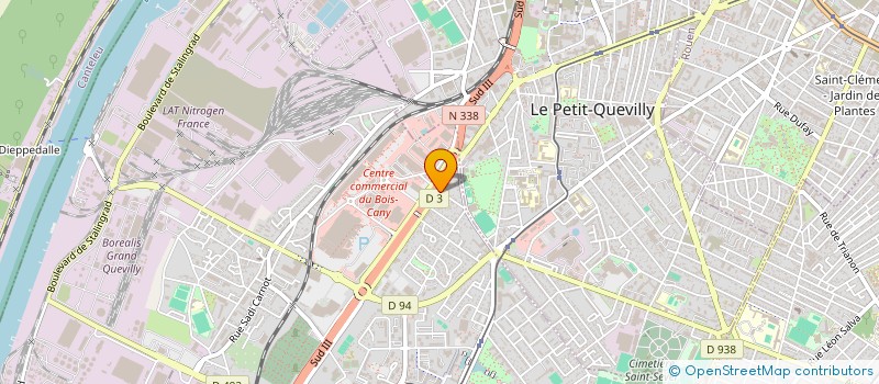 localisation de l'entreprise SCI VILLERIA  LE GRAND-QUEVILLY