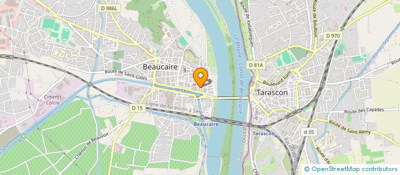 localisation de l'entreprise SCI VILLERO  BEAUCAIRE