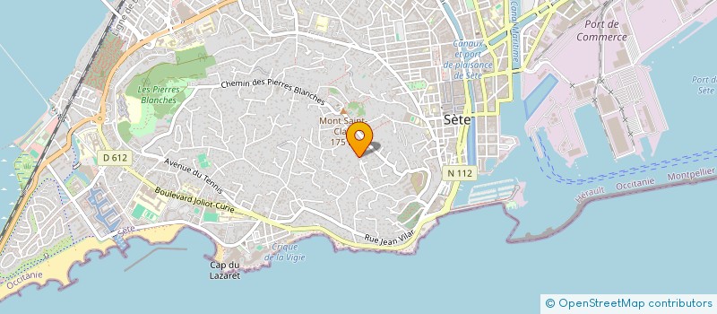 localisation de l'entreprise SCI VILLERO  SETE