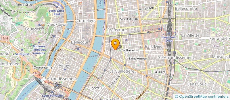 localisation de l'entreprise SCI VILLEROY  LYON