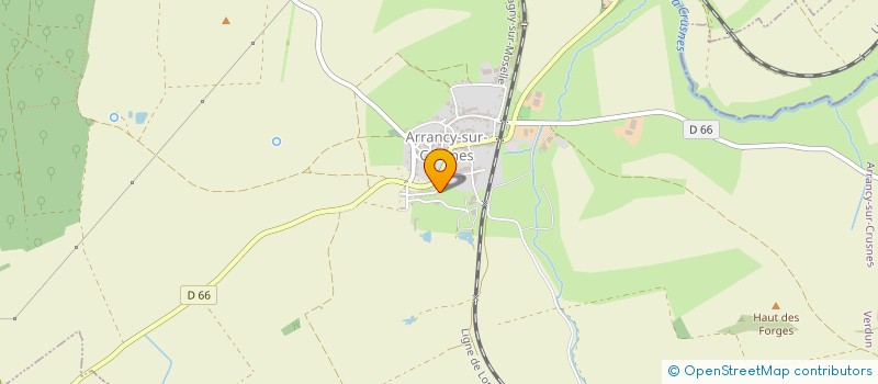 localisation de l'entreprise SCI VILLERS à ARRANCY-SUR-CRUSNES