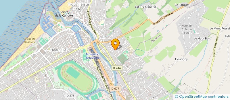 localisation de l'entreprise SCI VILLERS MER ET FAMILLE à TROUVILLE-SUR-MER