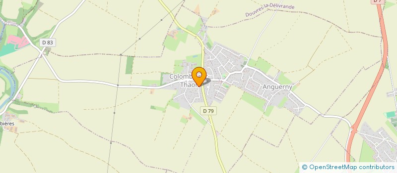 localisation de l'entreprise SCI VILLERS P.M  COLOMBY-ANGUERNY