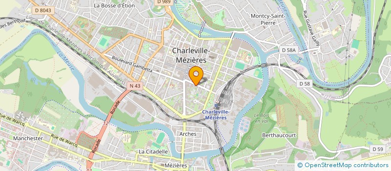 localisation de l'entreprise SCI VILLERS SEMEUSE LA JONCHERE  VILLERS-SEMEUSE