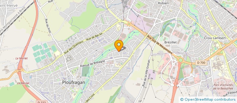 localisation de l'entreprise SCI VILLES MOISAN SANTE  PLOUFRAGAN