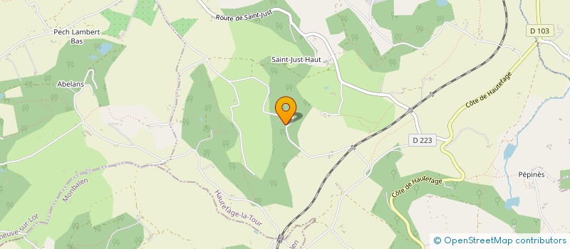 localisation de l'entreprise SCI VILLESEQUE  HAUTEFAGE-LA-TOUR