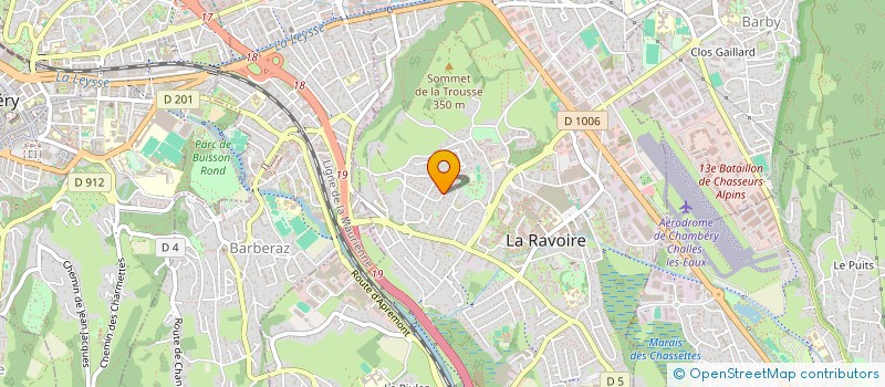 localisation de l'entreprise SCI VILLETIMMO  LA RAVOIRE