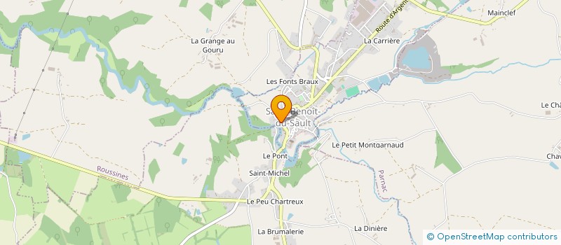 localisation de l'entreprise SCI VILLETRUN à SAINT-BENOIT-DU-SAULT