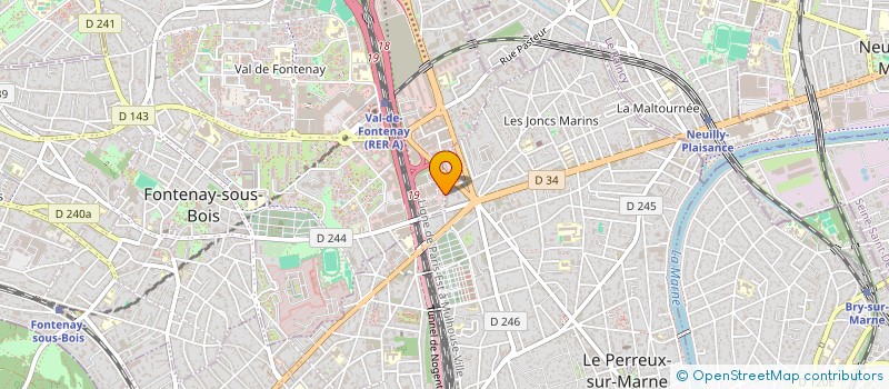 localisation de l'entreprise SCI VILLETTE à LE PERREUX-SUR-MARNE