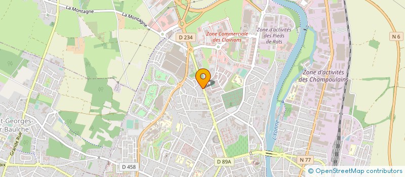 localisation de l'entreprise SCI VILLETTE à AUXERRE