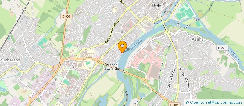 localisation de l'entreprise SCI VILLETTE à DOLE