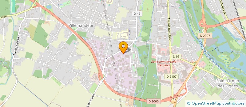 localisation de l'entreprise SCI VILLEX à VILLEMANDEUR