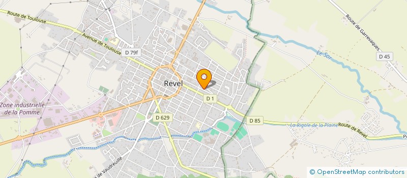 localisation de l'entreprise SCI VILLF  REVEL