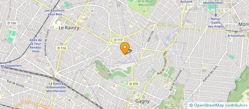 localisation de l'entreprise SCI VILLIACO  LE BOURGET